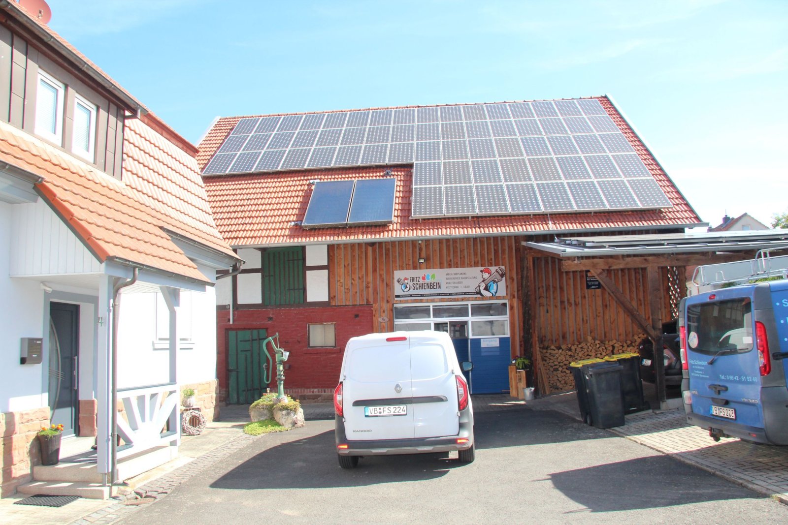 Kernsaniertes Wohn- und Geschäftsanwesen mit Photovoltaik, Wärmepumpe und großzügigem Grundstück