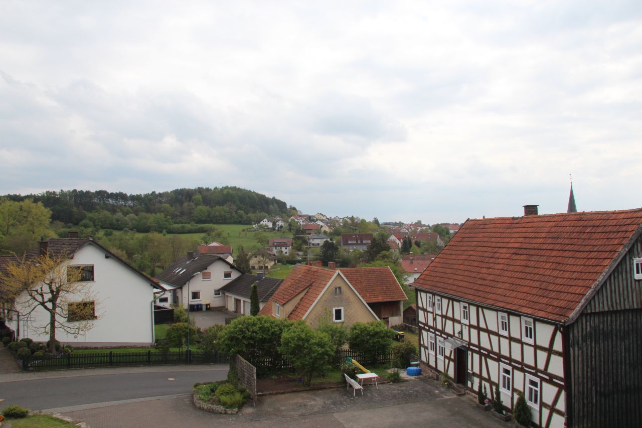 Blick vom Balkon