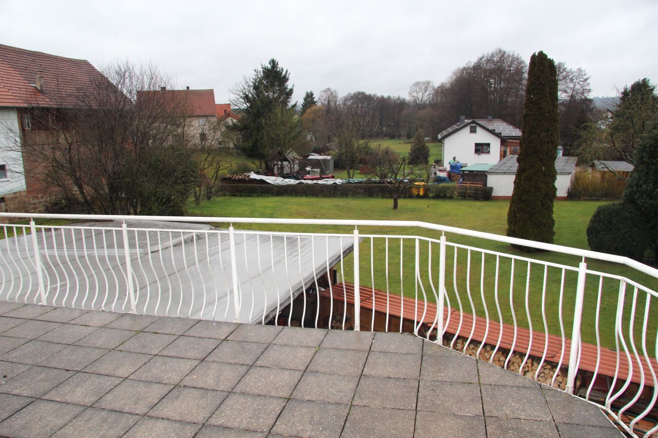 der Balkon des OG der Balkon des OG
