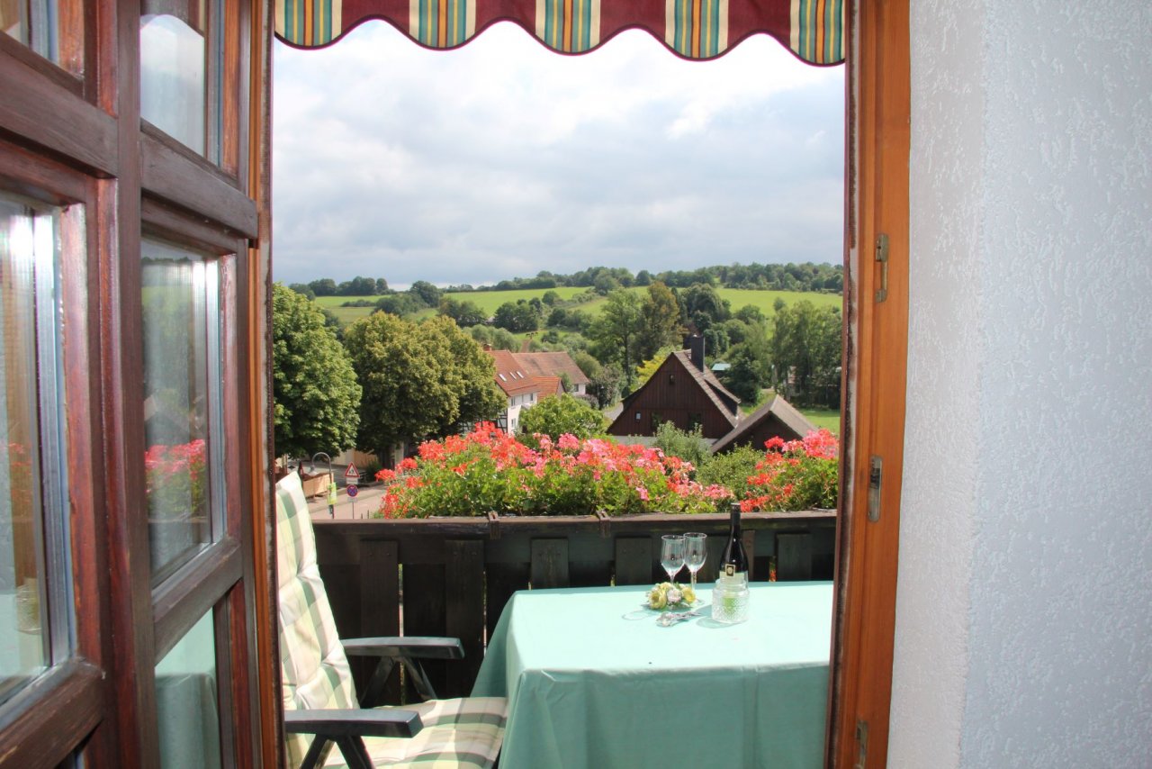 der Zugang zum Balkon im OG