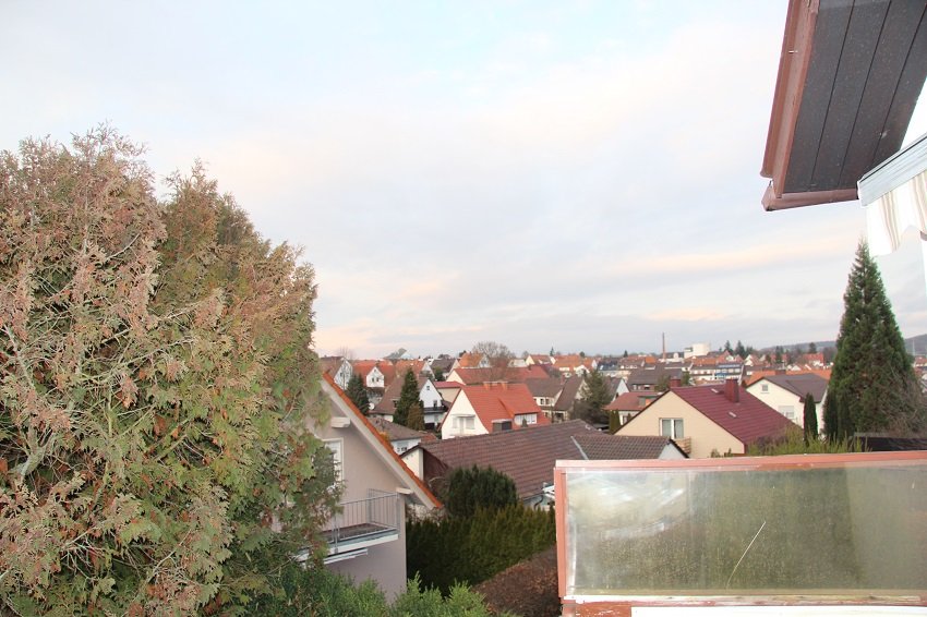 der Blick vom Balkon der Blick vom Balkon