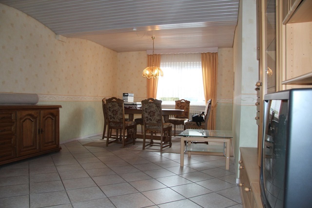 das Wohn./Esszimmer im EG